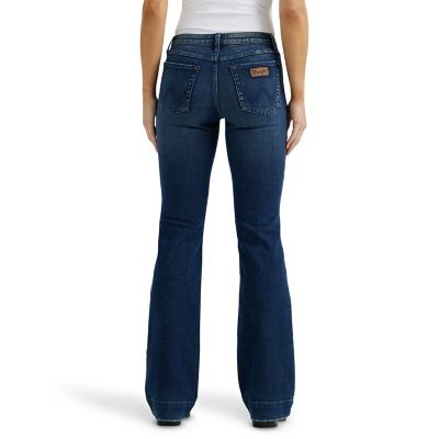 Image showing  Women's Relaxed Fit Mid-Rise Retro Mae Wide Leg Trouser Jeans