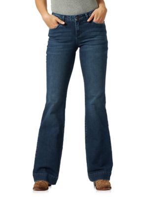 Wrangler Women's Mid-Rise Retro Mae Wide Leg Trouser Jeans at Tractor  Supply Co.