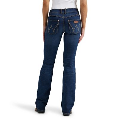Image showing 1 th Wrangler Women's Mid-Rise Retro Mae Bootcut Jeans