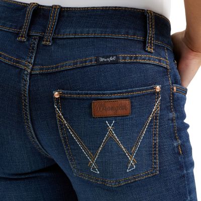 Image showing 4 th Wrangler Women's Mae Retro Mid-Rise Bootcut Jeans