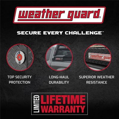 Image showing  15.5 cu. ft. Aluminum Extra Wide Standard Profile Crossover Truck Tool Box for Full Size Trucks, 72 in. x 27.5 in.