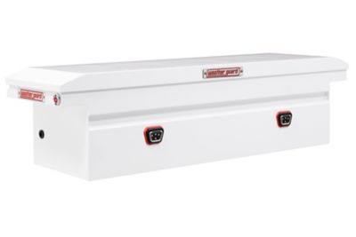 Weather Guard 10.6 cu. ft. Steel Low-Profile Crossover Truck Tool Box, 72 in. x 20 in., Gloss Black