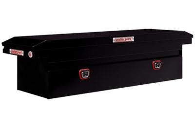 Weather Guard 72 in. Gloss Black Steel Low Profile Crossover Truck Tool Box