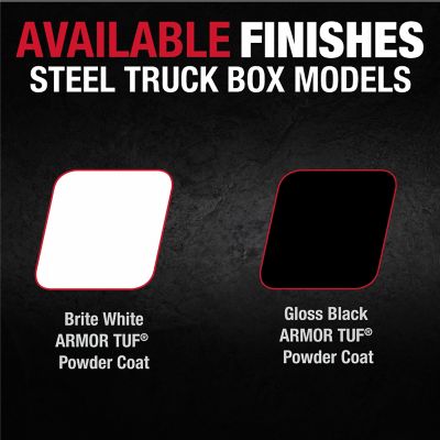 Image showing 5 th Weather Guard 11 cu. ft. Steel Low-Profile Crossover Truck Tool Box for Full Size Trucks, 72 in. x 20 in.