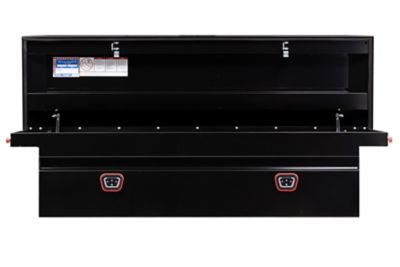 Image showing 7 th Weather Guard 11 cu. ft. Steel Low-Profile Crossover Truck Tool Box for Full Size Trucks, 72 in. x 20 in.