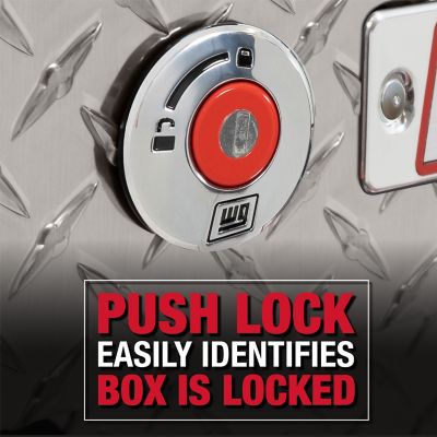 Image showing  11 cu. ft. Aluminum Low-Profile Crossover Truck Tool Box for Full Size Trucks, 72 x 20in.