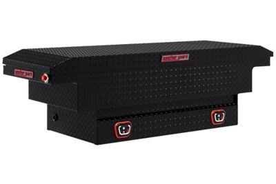 Weather Guard 62.5 in. Gloss Black Aluminum Low Profile Crossover Truck Tool Box -  131-5-03