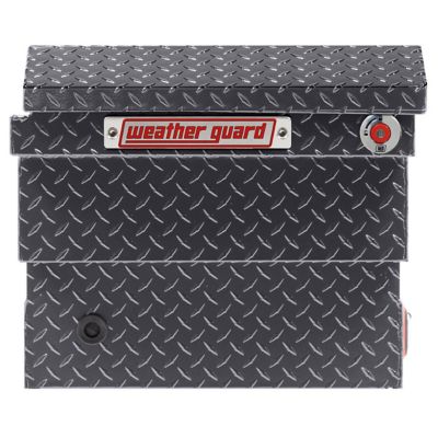 Image showing 8 th Weather Guard 8 cu. ft. Aluminum Low Profile Crossover Truck Tool Box for Mid-Size Trucks, 62.25 in. x 20.25 in.