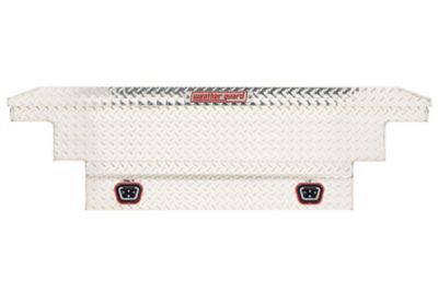 Image showing 8 th Weather Guard 9 cu. ft. Aluminum Extra Deep Standard Profile Crossover Truck Tool Box for Mid-Size Trucks, 62 x 20 x 18in.