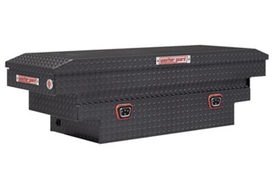 Weather Guard 62 in. Gunmetal Gray Aluminum Extra Deep Standard Profile Crossover Truck Tool Box