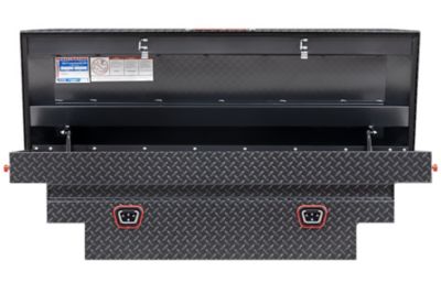 Image showing 7 th Weather Guard 9 cu. ft. Aluminum Extra Deep Standard Profile Crossover Truck Tool Box for Mid-Size Trucks, 62 x 20 x 18in.