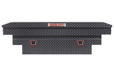 Image showing 8 th Weather Guard 9 cu. ft. Aluminum Extra Deep Standard Profile Crossover Truck Tool Box for Mid-Size Trucks, 62 x 20 x 18in.