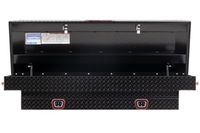 Image showing 7 th Weather Guard 7 cu. ft. Aluminum Compact Standard Profile Crossover Truck Tool Box for Mid-Size Trucks, 62 in. 20 in. x 13 in.