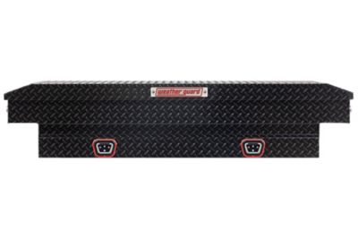 Image showing 8 th Weather Guard 7 cu. ft. Aluminum Compact Standard Profile Crossover Truck Tool Box for Mid-Size Trucks, 62 in. 20 in. x 13 in.