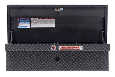 Image showing 7 th Weather Guard 41 in. Gloss Black Aluminum Low Profile Lo-Side Truck Tool Box