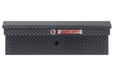 Image showing 8 th Weather Guard 41 in. Gloss Black Aluminum Low Profile Lo-Side Truck Tool Box