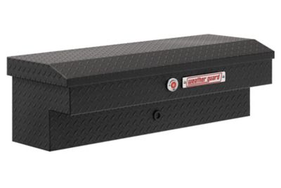 Weather Guard 41in. Textured Matte Black Aluminum Standard Profile Lo-Side Truck Tool Box