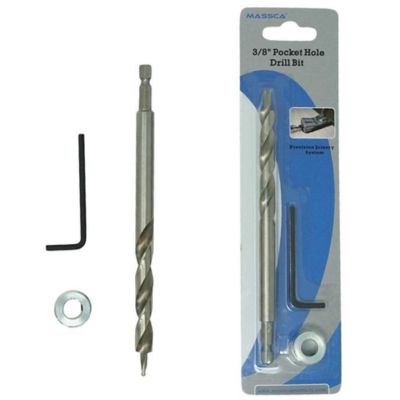 Massca 3/8 in. Drill Bit and Depth Stop Collar