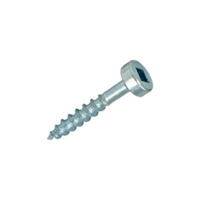 Massca #7 x 1 in. Coarse Thread Zinc Pocket-Hole Screws, 200-Pack