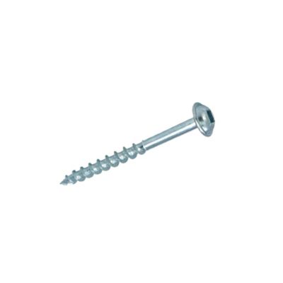 Massca #8 x 2 in. Coarse Thread Zinc Pocket-Hole Screws, 100-Pack