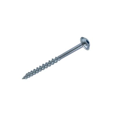Massca #8 x 2-1/2 in. Coarse Thread Zinc Pocket-Hole Screws, 100-Pack