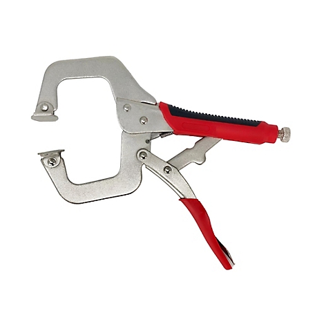 Massca 3 in. Heavy-Duty Locking Face Clamp with Swivel Pads, Portable Table and Tool Vise Grip