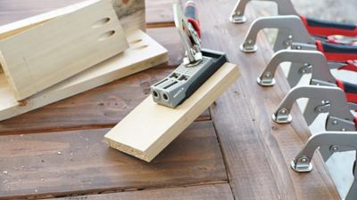 Image showing  3 in. Heavy-Duty Locking Face Clamp with Swivel Pads, Portable Table and Tool Vise Grip