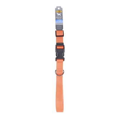Image showing  Solid Color Adjustable Dog Collar with Plastic Buckle