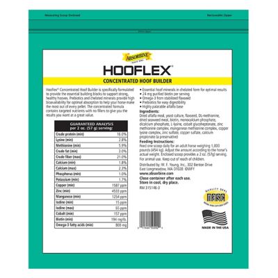 Image showing  Hooflex Concentrated Hoof Builder Supplement Pellets for Horses, 11 lb.