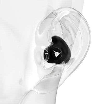 Image showing  Custom Molded Earplugs, Black, 31 NRR, Simple DIY Process Remoldable If Needed
