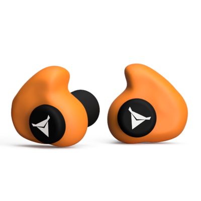 Decibullz Custom Molded Earplugs, Hi Vis Orange, 31 NRR, Simple DIY Process, Remoldable If Needed