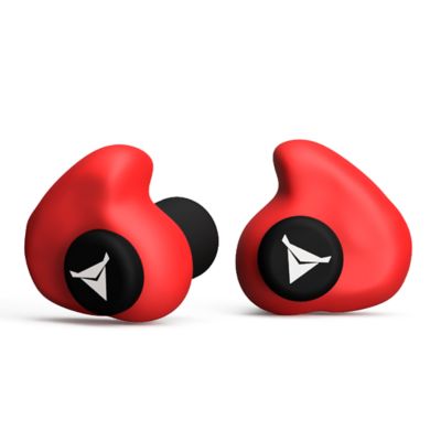 Decibullz Custom Molded Earplugs, Red, 31 NRR, Simple DIY Process, Remoldable If Needed