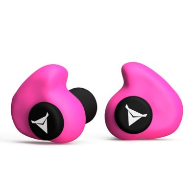 Decibullz Custom Molded Earplugs, Hi Vis Pink, 31 NRR, Simple DIY Process, Remoldable If Needed