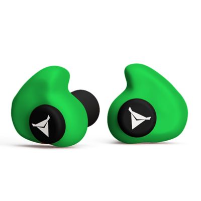 Decibullz Custom Molded Earplugs, Hi Vis Green, 31 NRR, Simple DIY Process, Remoldable If Needed