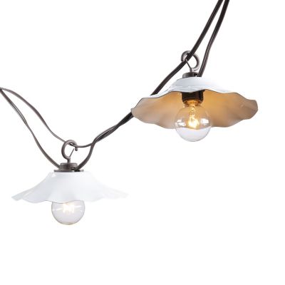 Gerson International 12 ft. 10-Light Outdoor Electric G40 Bulb Patio String Lights