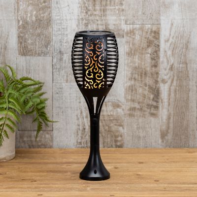 Image showing  Solar Fireglow Plastic Torch Lantern with Multifunction Attachments