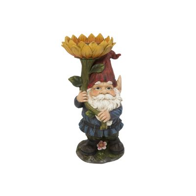 Gerson International Resin Garden Gnome Figurine, 18.9 in.