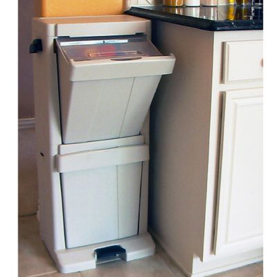 Image showing  Pet Stuff Food and Goods Storage Tower, Made in USA, 8.8 lb. Capacity Per Bin