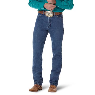 Wrangler Men's Slim Fit High-Rise Cowboy Cut Jeans
