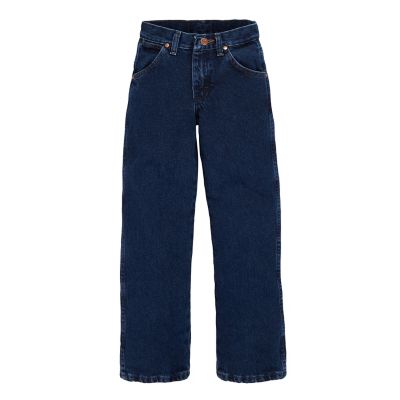 Wrangler Boys' Original Fit High-Rise Cowboy Cut Jeans, 13MWBSW