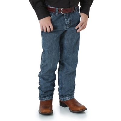 Wrangler Toddler Boys' Original Fit High-Rise Cowboy Cut Jeans