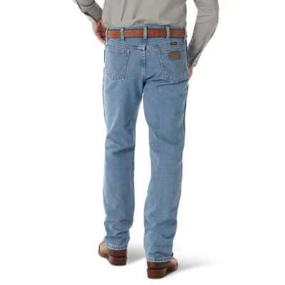 Image showing 1 th Wrangler Men's Classic Fit High-Rise Cowboy Cut Denim Jeans