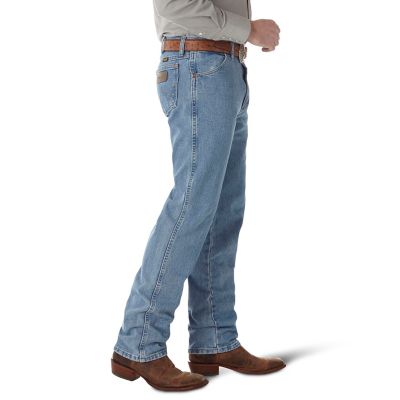 Image showing 2 th Wrangler Men's Classic Fit High-Rise Cowboy Cut Denim Jeans