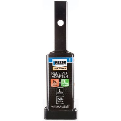 Image showing  Trailer Hitch Adapter, 6 in., From 1-1/4 in. to 2 in. Receiver