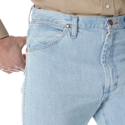 Image showing 3 th Wrangler Men's Classic Fit High-Rise Cowboy Cut Denim Jeans