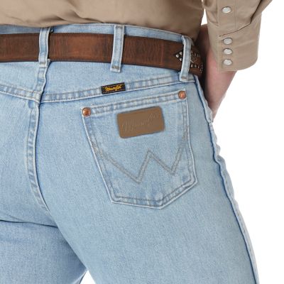 Image showing  Men's Classic Fit High-Rise Cowboy Cut Denim Jeans