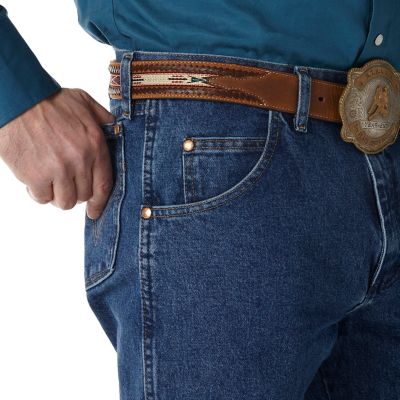 Image showing  Men's Relaxed Fit High-Rise Cowboy Cut Jeans