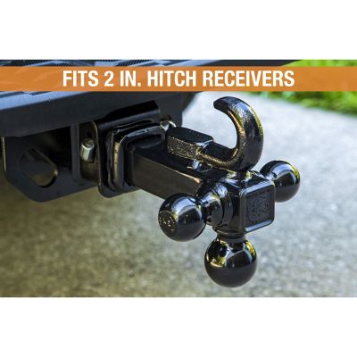 Image showing  2 in. Shank Tri-Ball Hitch with 1-7/8 in., 2 in. and 2-5/16 in. Ball., 6,000/7,500/10,000 lb. Capacity