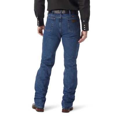 Image showing  Men's Slim Fit Mid-Rise Premium Performance Cowboy Cut Jeans