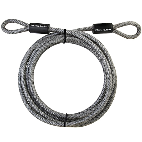 Master Lock 15 ft. Looped End Cable